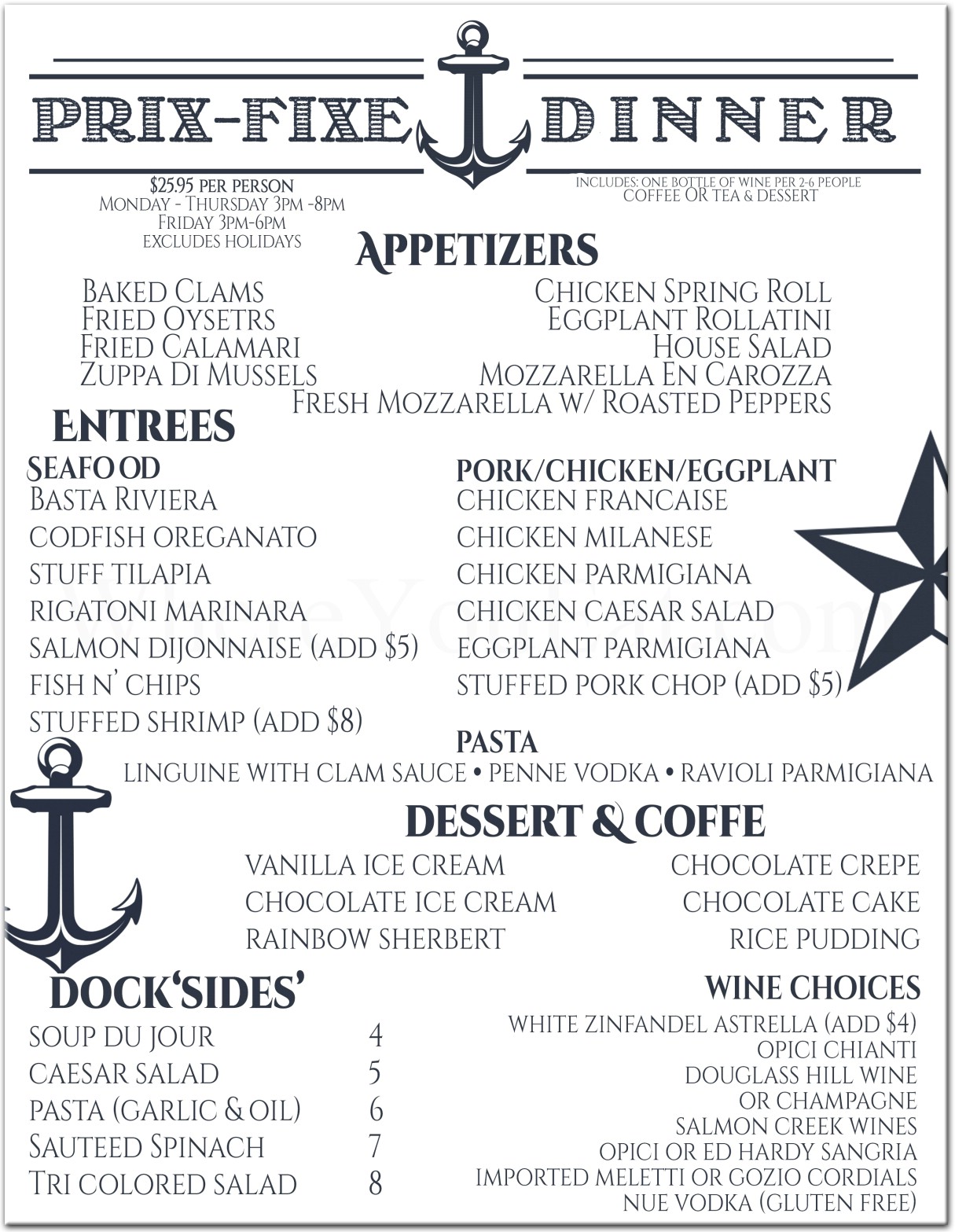 Cole S Dockside Restaurant In Staten Island Menus Photos