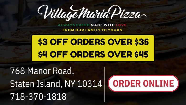 Village Maria Pizza coupon advertisement