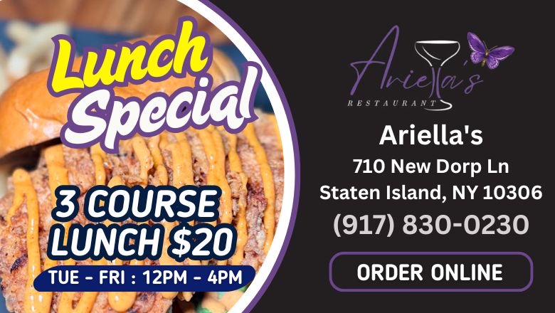 Lunch Special Ad — Ariella’s