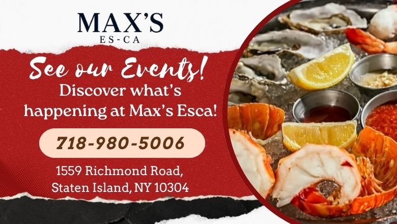 Max's Esca events advertisement