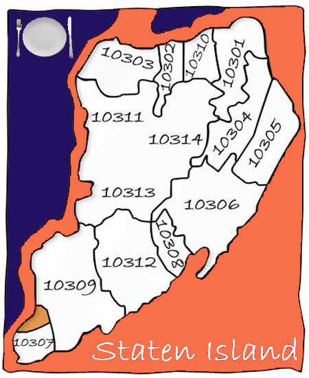 staten island map