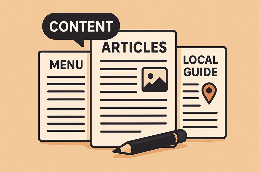 The Power of Content: Articles, Menu Write-Ups & Local Guides