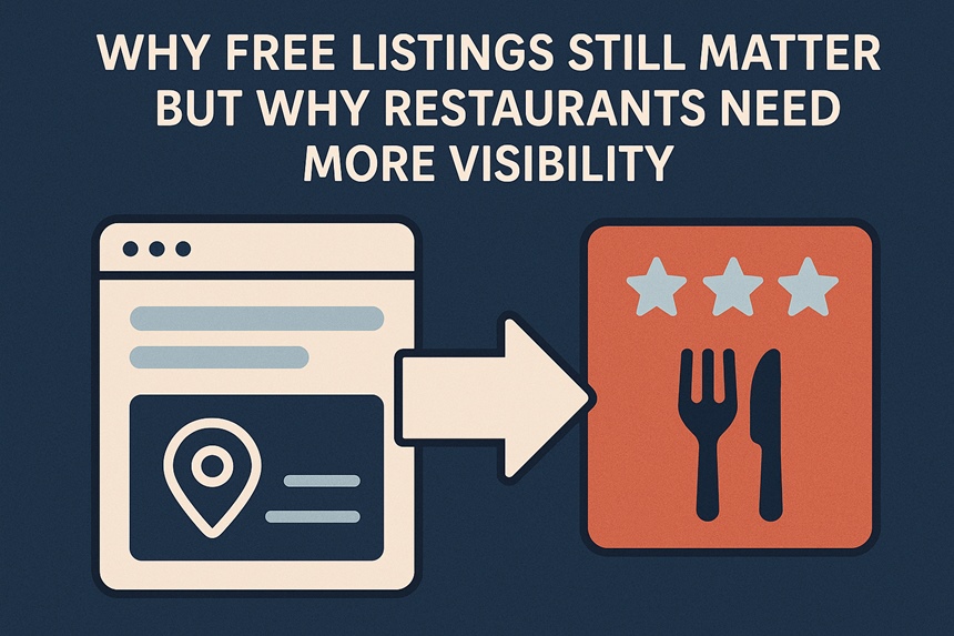 Why Free Listings Still Matter But Why Most Restaurants Need More Visibility