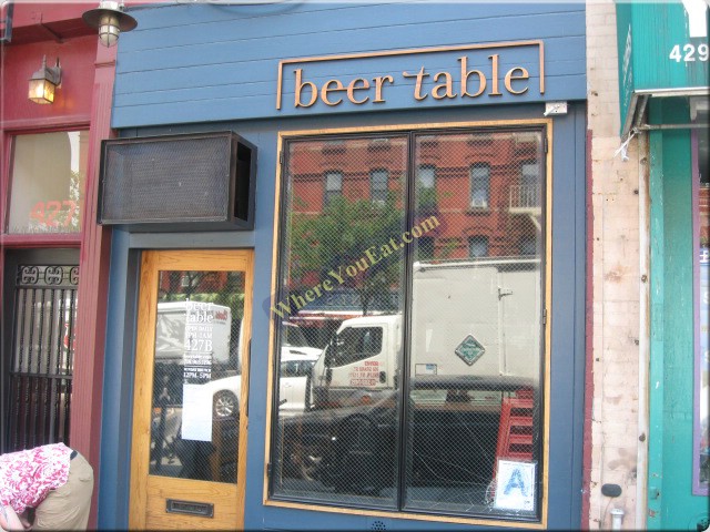 Beer Table