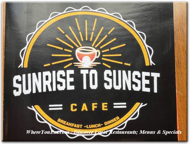 Sunrise to Sunset Cafe