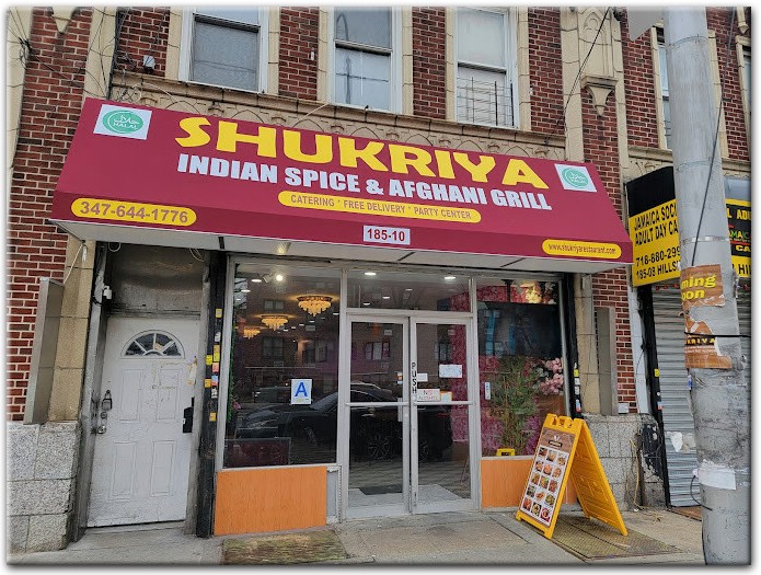 Shukriya Indian Spice And Afghan Grill