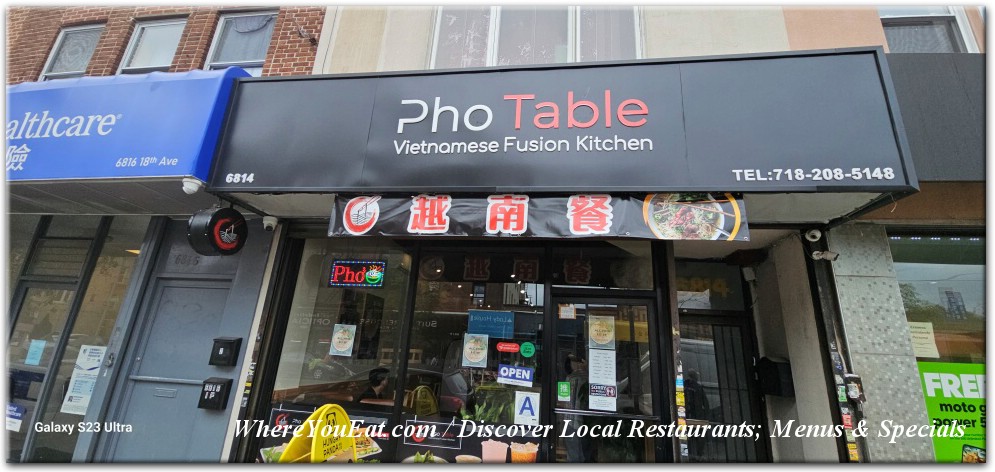 Pho Table