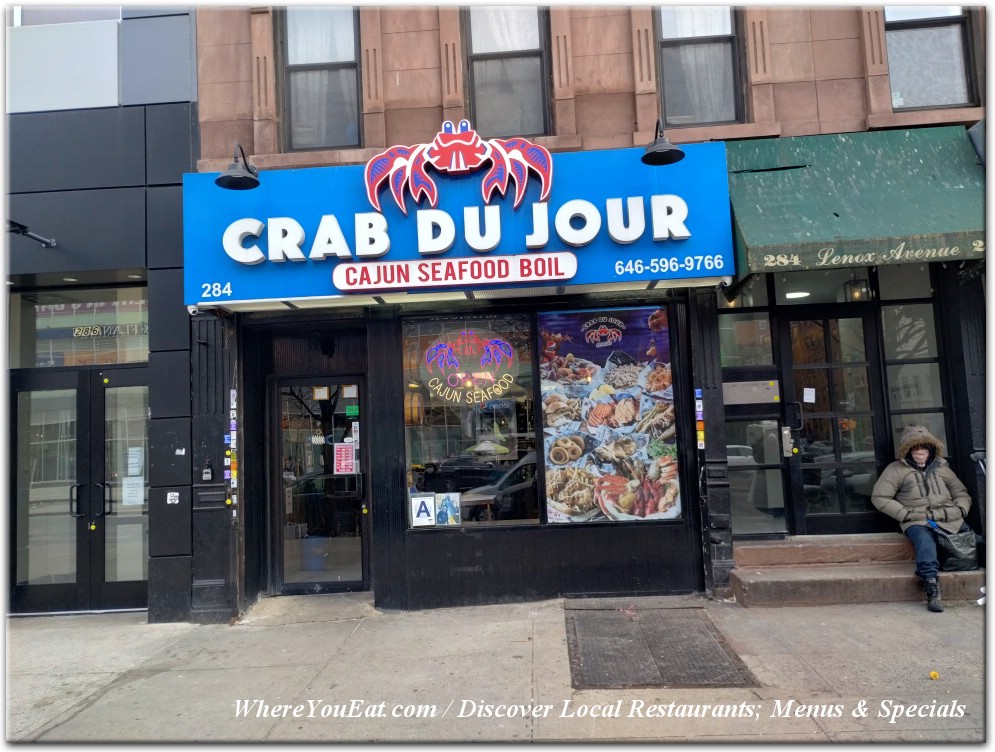 Crab Du Jour Xpress Cajun Seafood