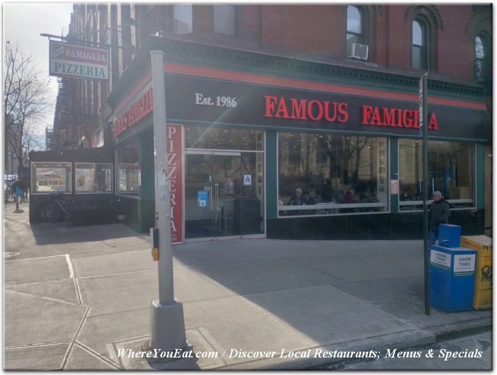 Famous Famiglia Pizzeria