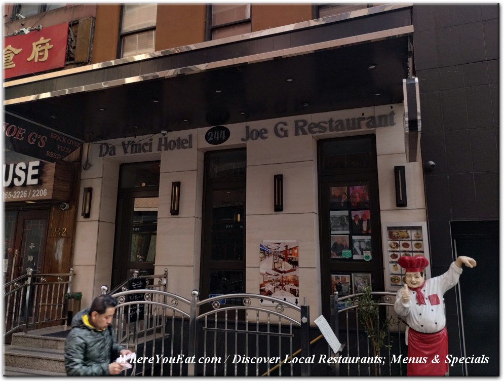 Joe G Pizza & Restaurant