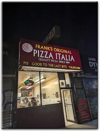Franks Original Pizza Italia