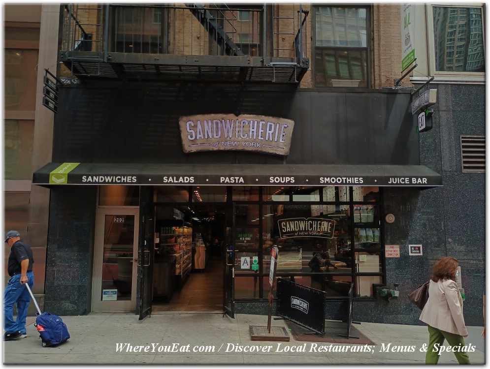 Sandwicherie of New York