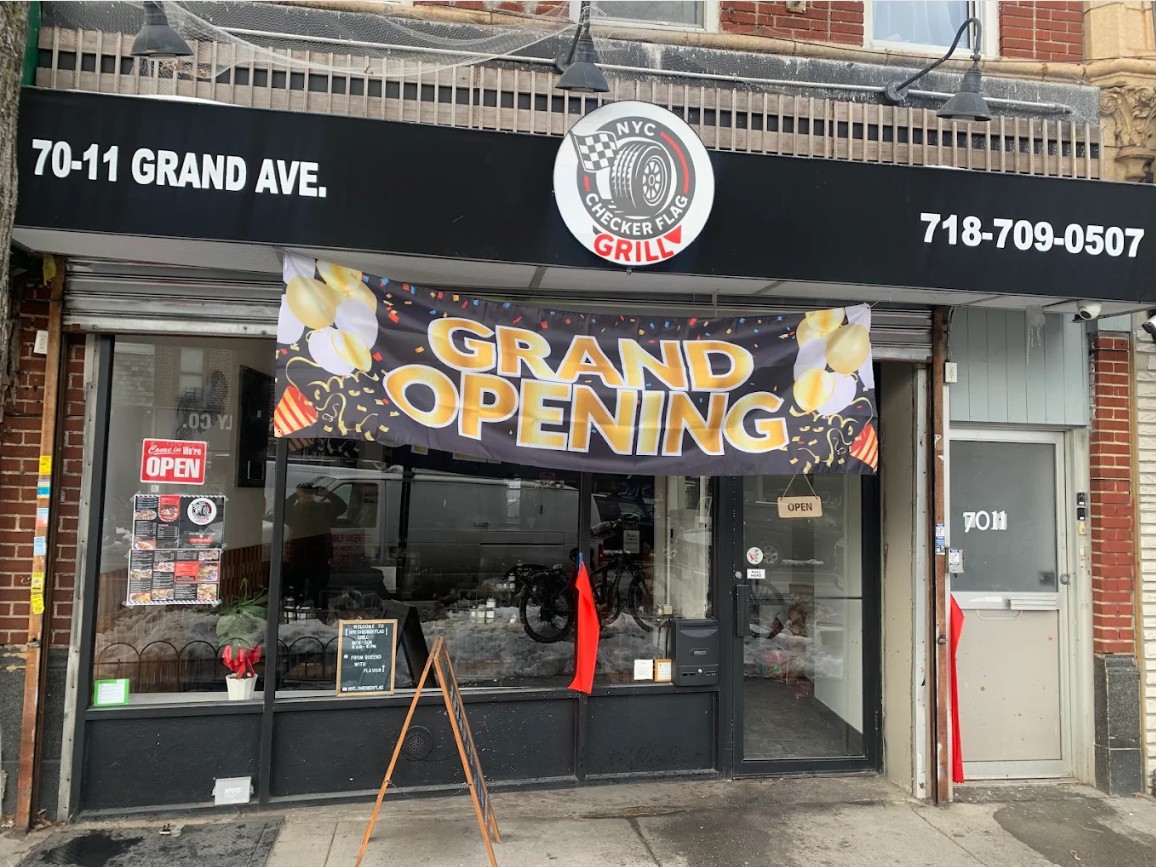NYC Checker Flag Grill