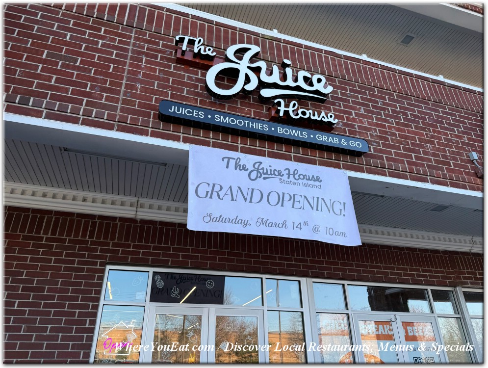 The Juice House: A Fresh New Spot for Healthy Eats Opens in Staten Island