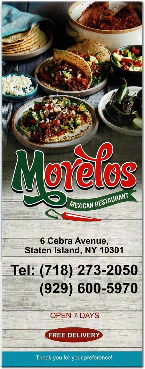 Morelo's Mexican Restaurant Restaurant in Staten Island / Menus & Photos