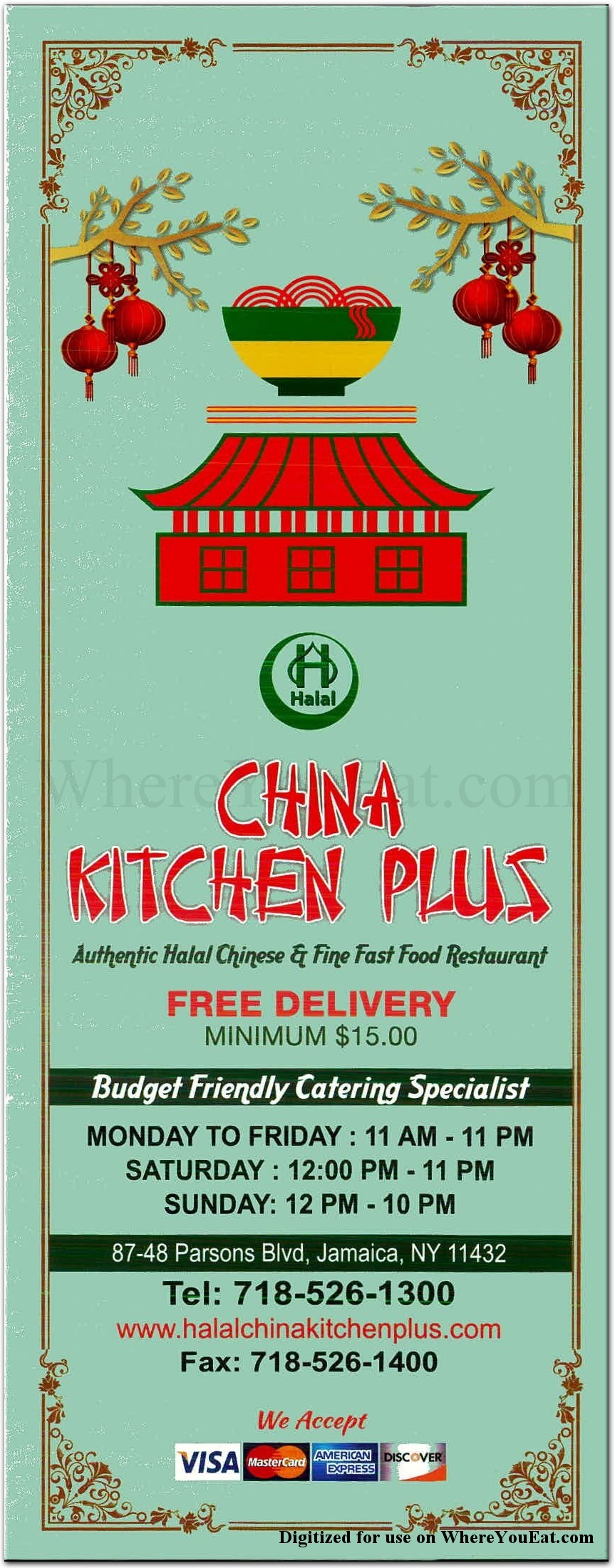 CHINA KITCHEN PLUS HALAL CHINESE FAST FOOD 11 