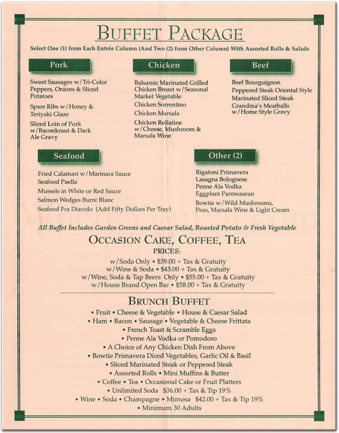 Greenhouse Cafe Restaurant in Brooklyn / Official Menus & Photos