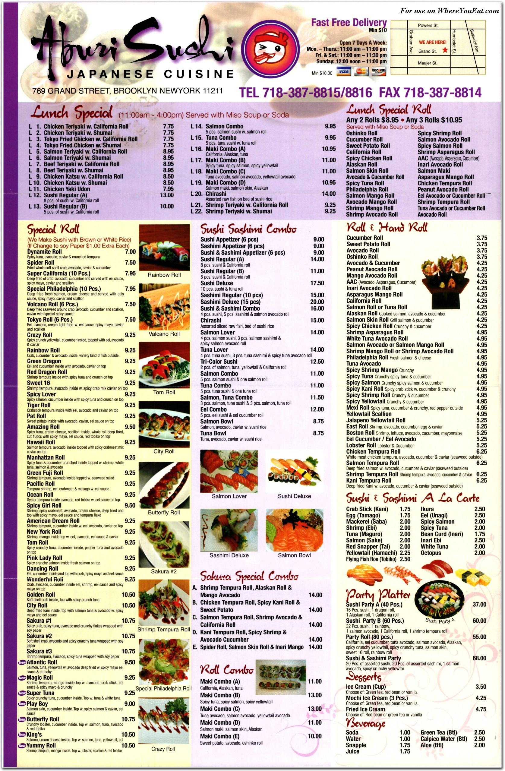 Aburi Sushi Restaurant in Brooklyn / Menus & Photos