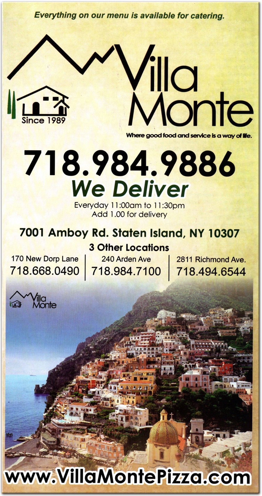 Villa Monte (Richmond Ave) Restaurant in Staten Island / Menus & Photos