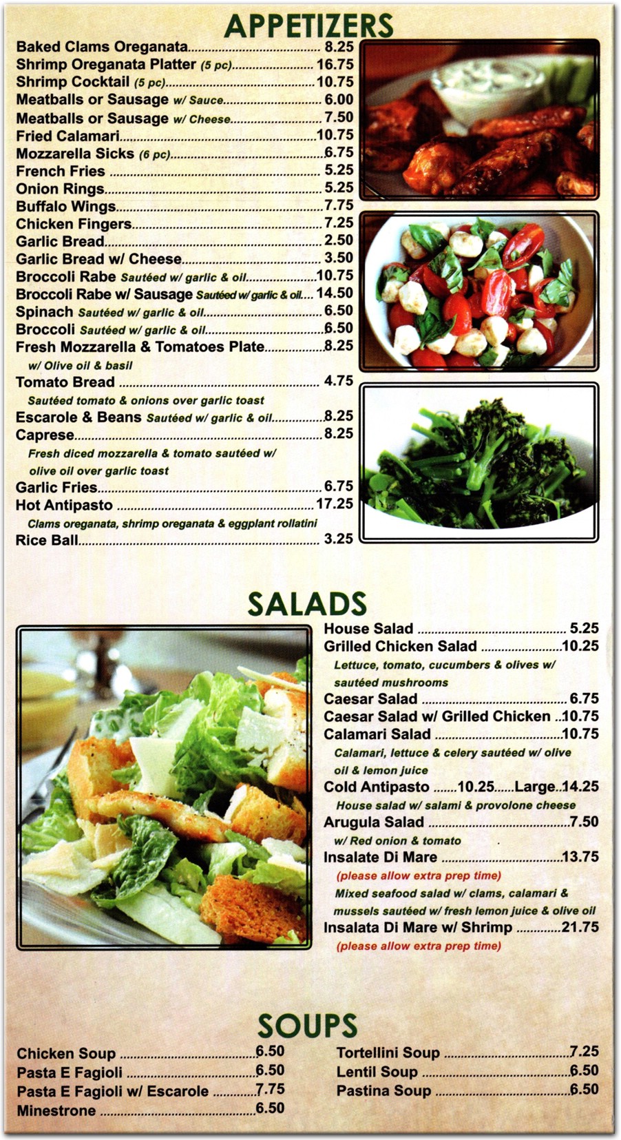 Villa Monte (Richmond Ave) Restaurant in Staten Island / Official Menus