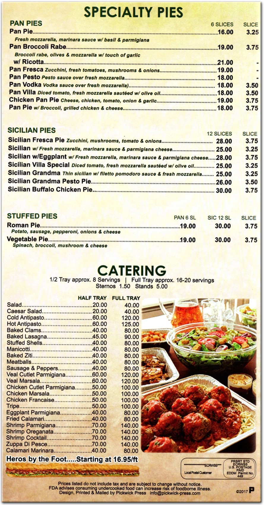 Villa Monte (Richmond Ave) Restaurant in Staten Island / Official Menus