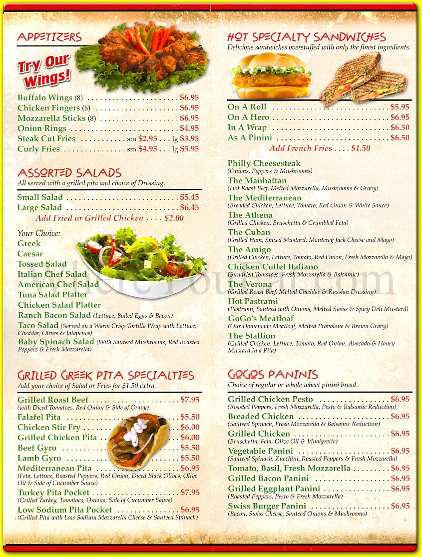 GoGo's Deli Restaurant in Staten Island / Menus & Photos