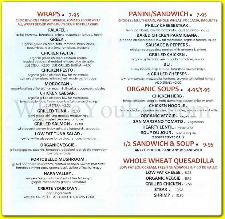 Wrap CityCLOSED Restaurant in Staten Island / Menus & Photos