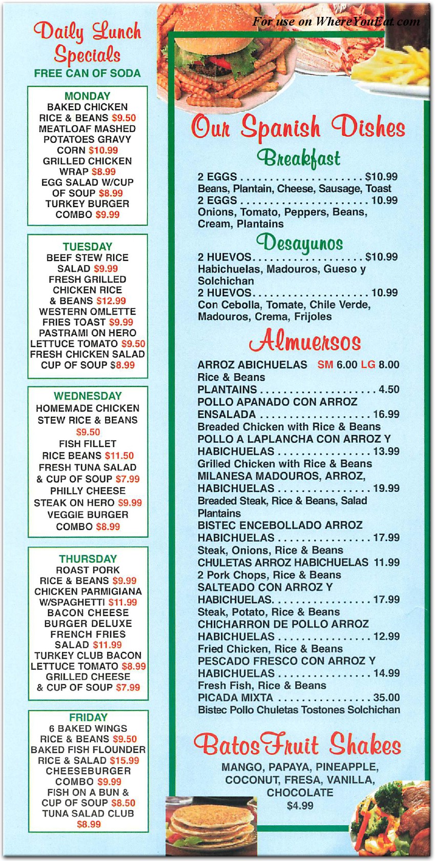 Brother's Coffee Shop Restaurant in Queens / Menus & Photos