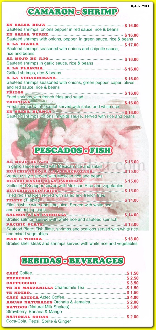 Fajitas Sunrise Restaurant in Queens / Menus & Photos