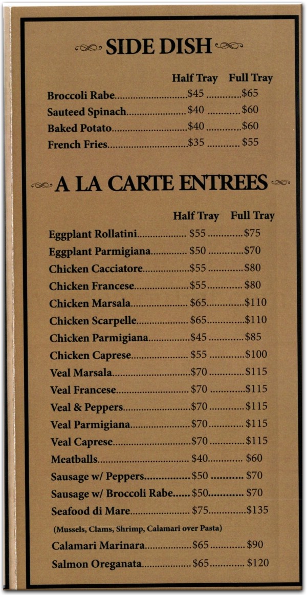 Romeo's Restaurant in Queens / Menus & Photos