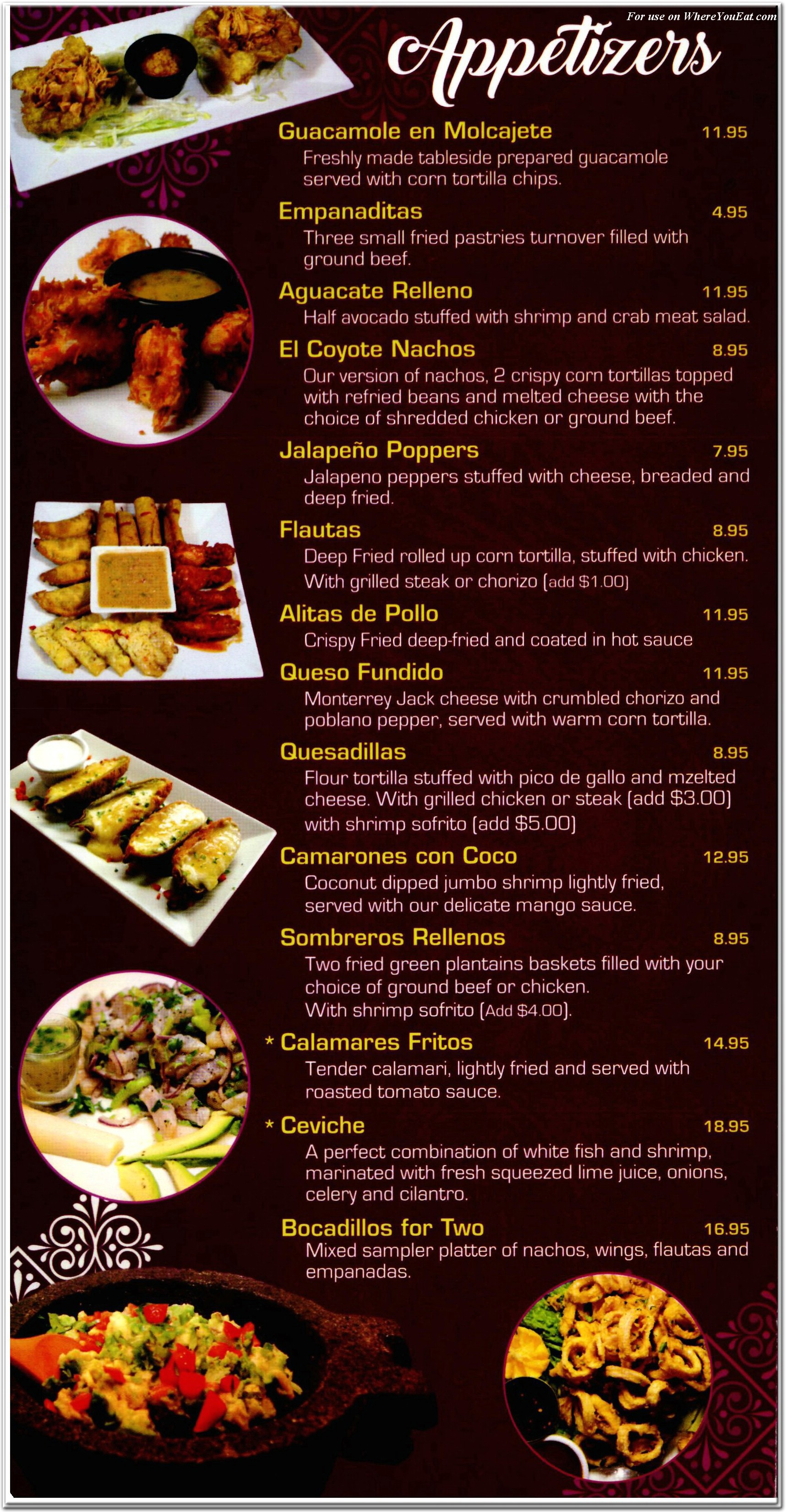 el coyote restaurant coupons