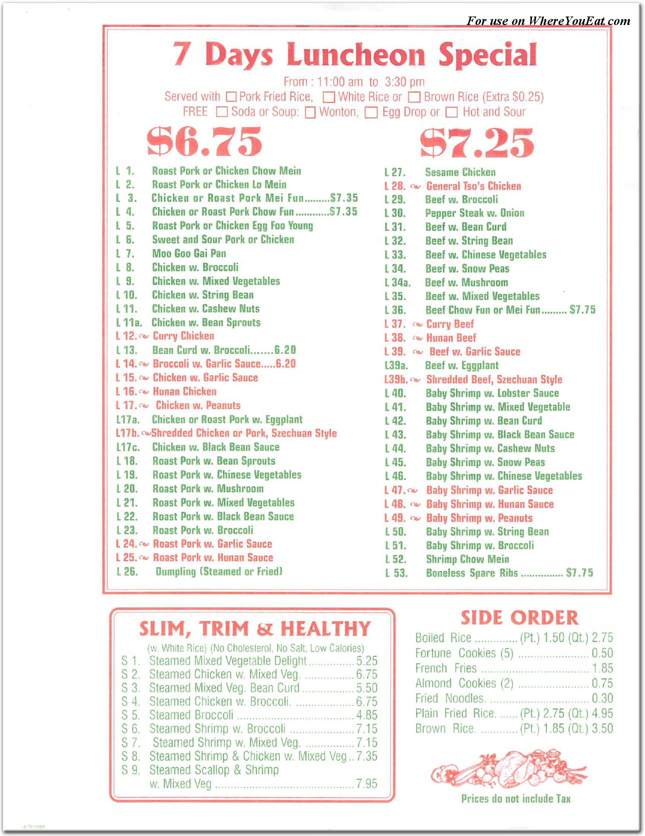 Wing Wah Restaurant In Queens Menus Photos   WING WAH CHINESE FOOD  Page 0004 