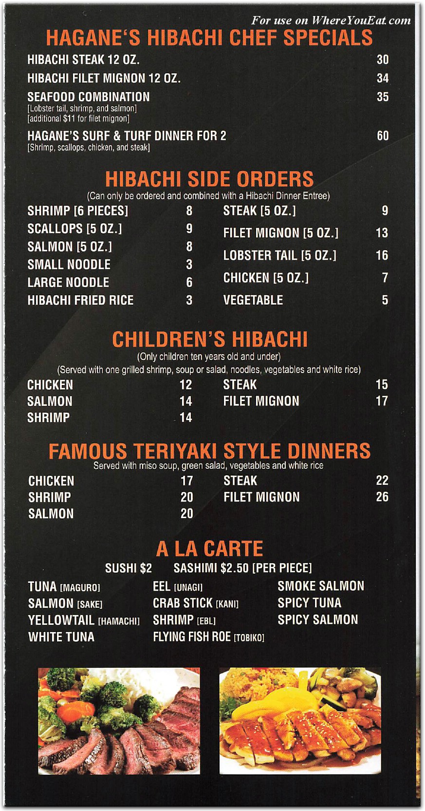 Hagane Hibachi & Japanese Grill Restaurant in Queens / Menus & Photos