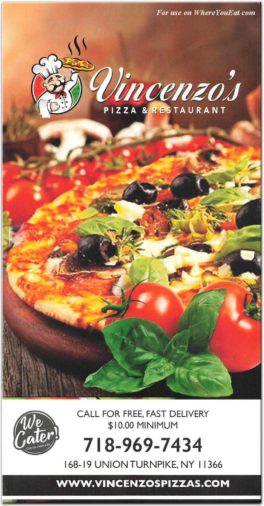 Vincenzo's Pizza Restaurant in Queens / Menus & Photos