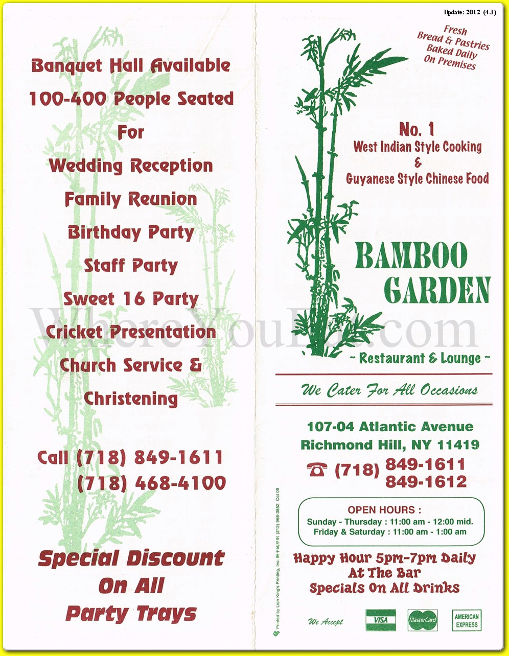 Bamboo garden restaurant