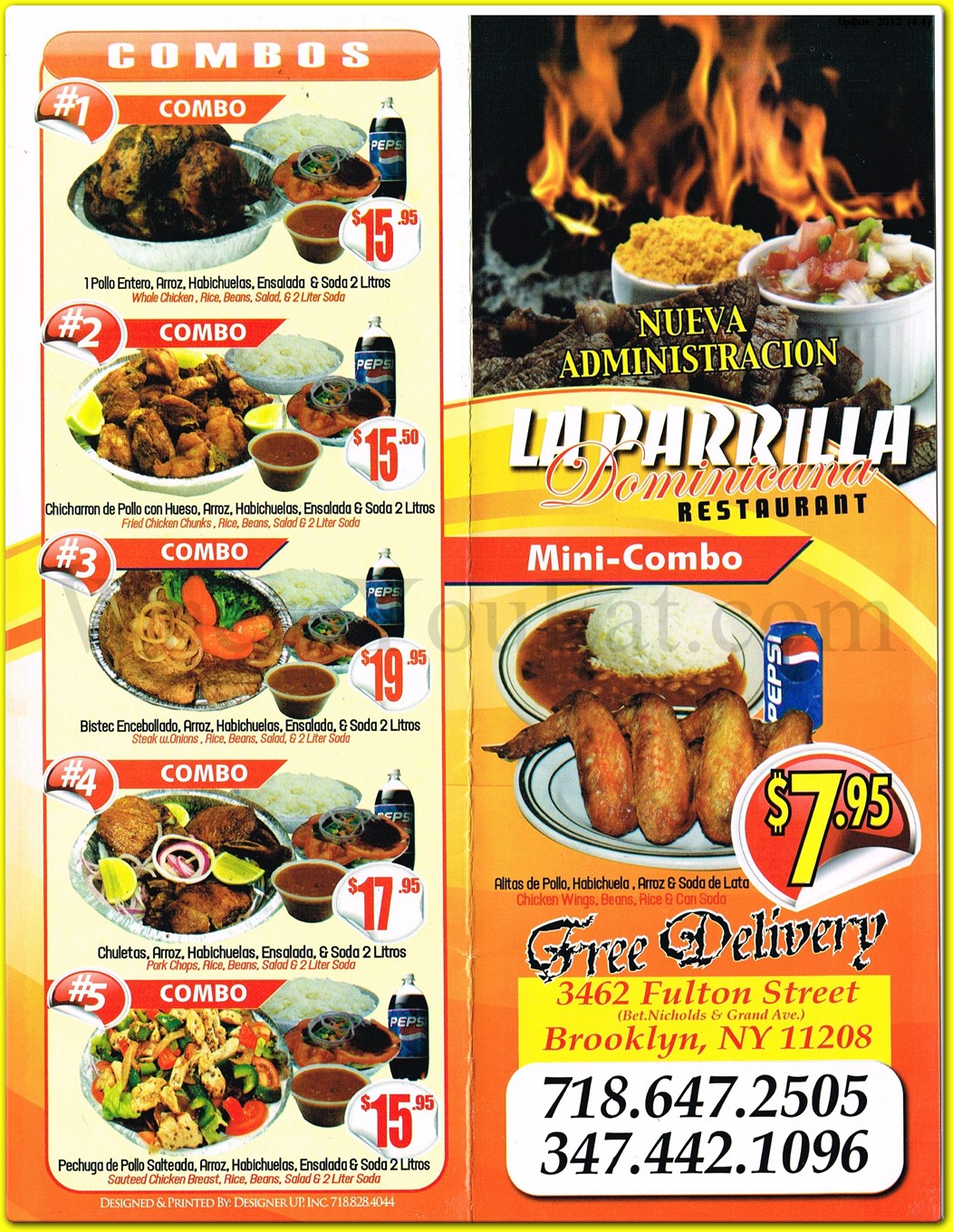 La Parrilla Restaurant in Brooklyn / Official Menus & Photos