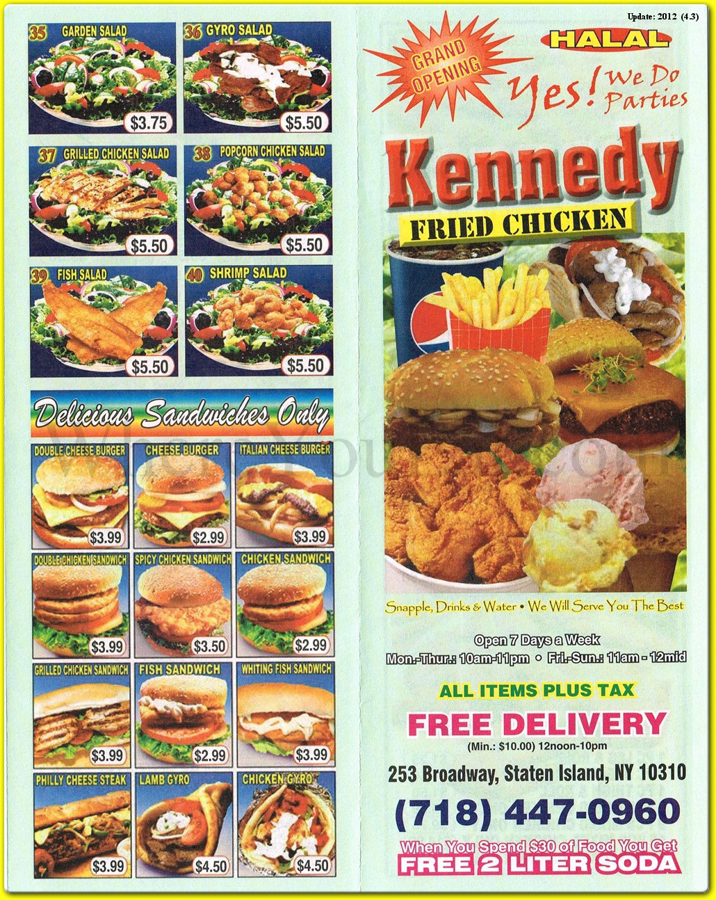 kennedy-fried-chicken-restaurant-in-staten-island-official-menus-photos