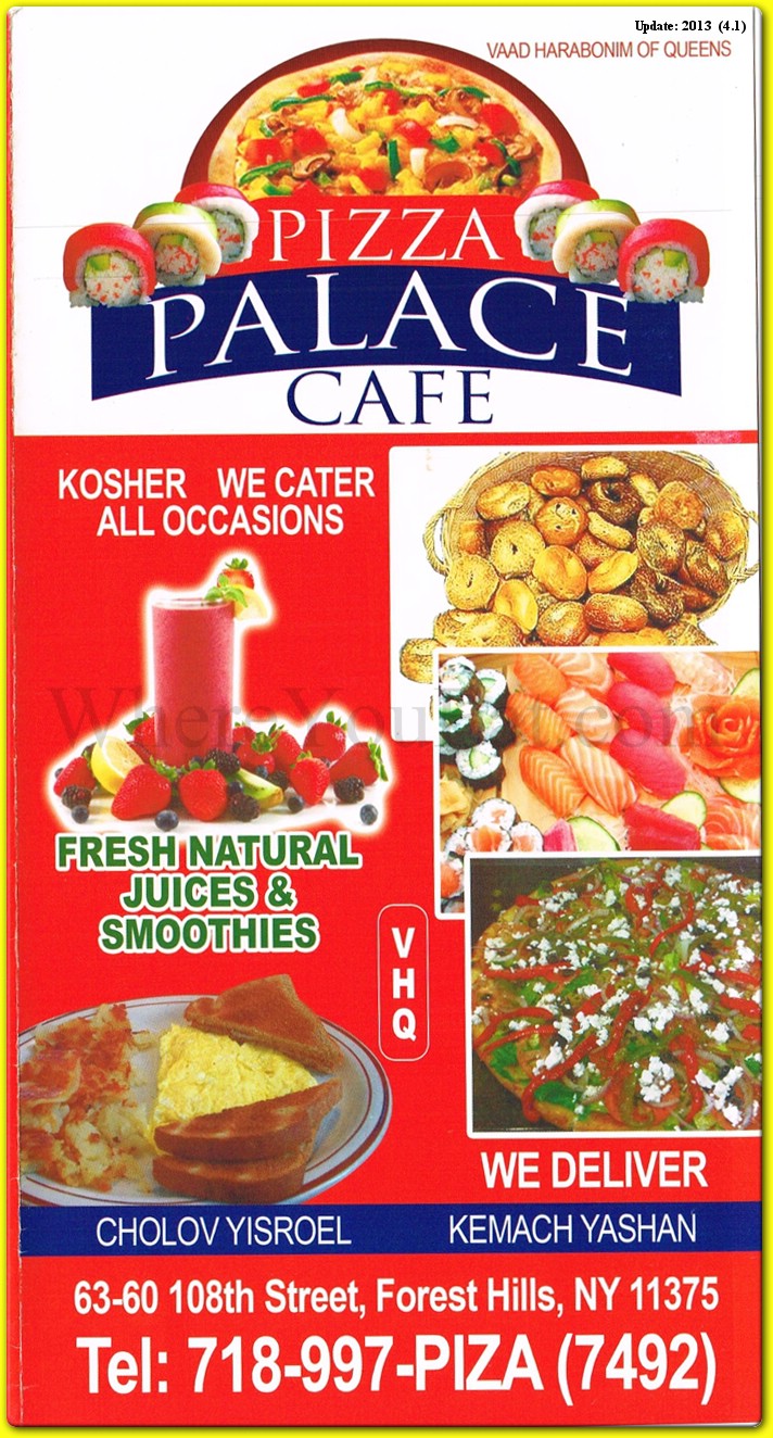 Pizza Palace Restaurant in Queens / Official Menus & Photos