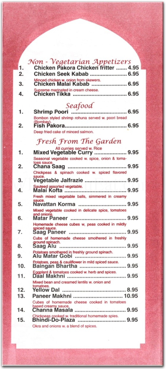 Ashoka Grill Restaurant in Brooklyn / Official Menus & Photos