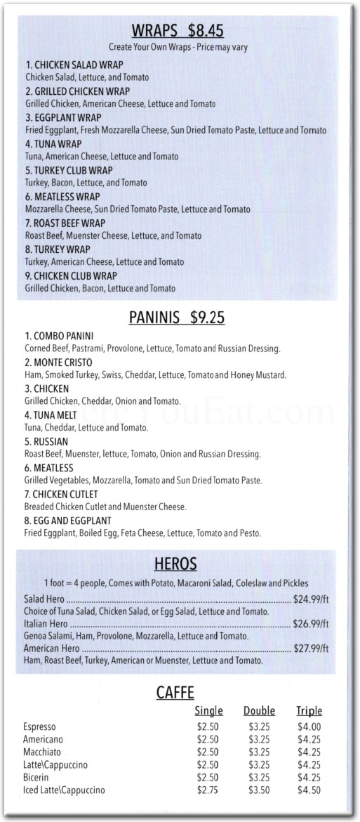 Bergen Bagels Restaurant in Brooklyn / Menus & Photos