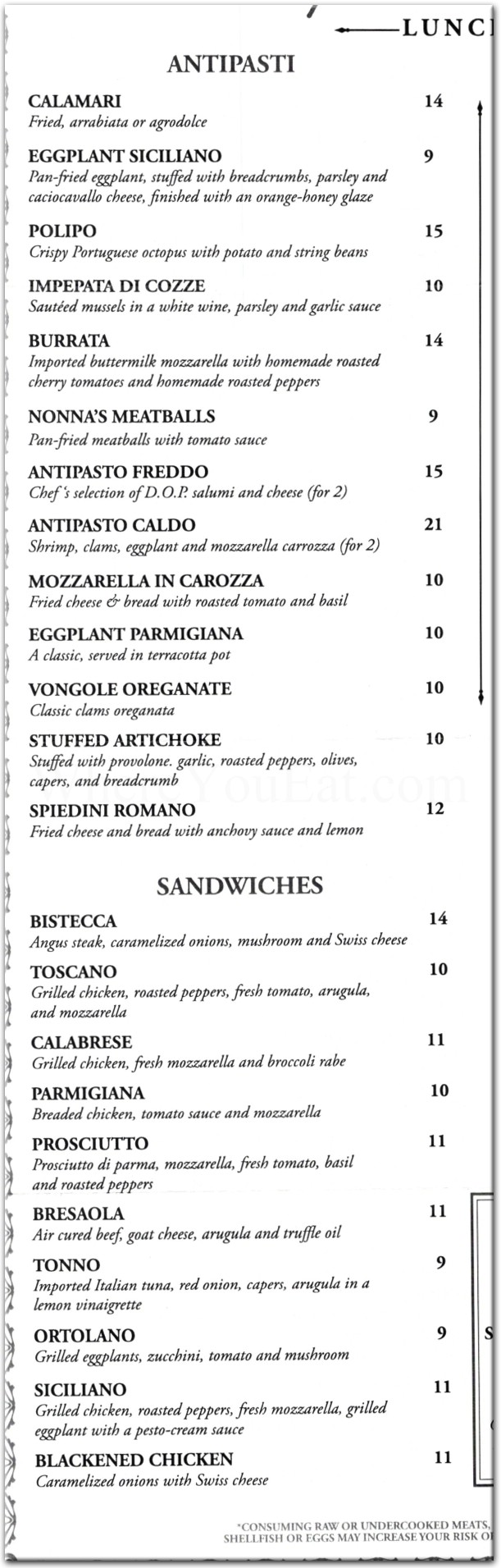 $ 15.00 jr's meatballs 3 meatballs sauteed in marinara sauce. Positano Restaurant Restaurant in Brooklyn / Official Menus & Photos