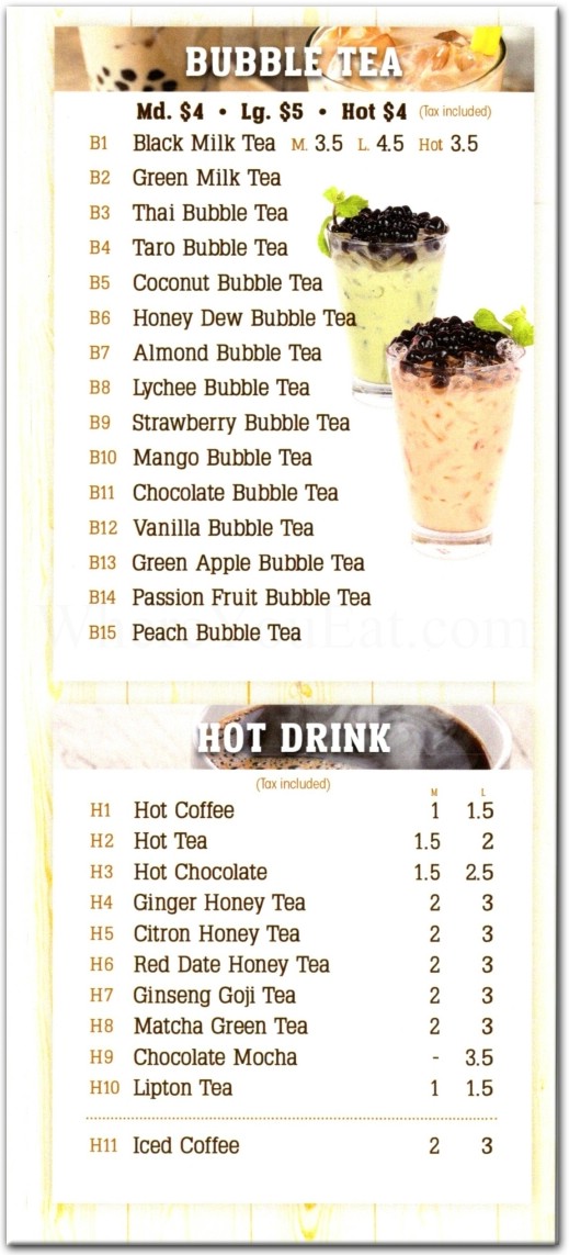 Hawa Smoothies and Bubble Tea Restaurant in Brooklyn / Menus & Photos