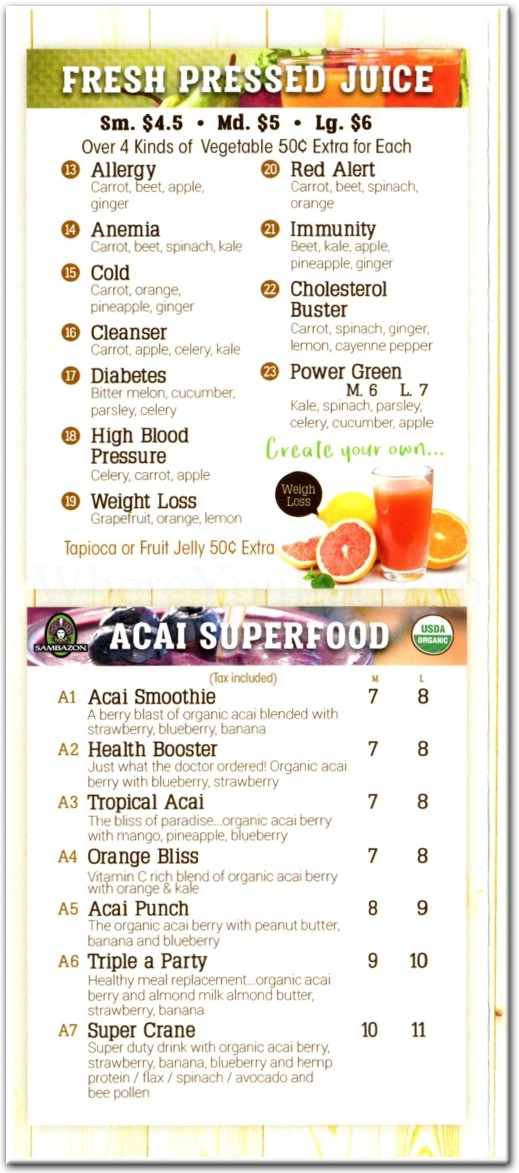 Hawa Smoothies and Bubble Tea Restaurant in Brooklyn / Menus & Photos