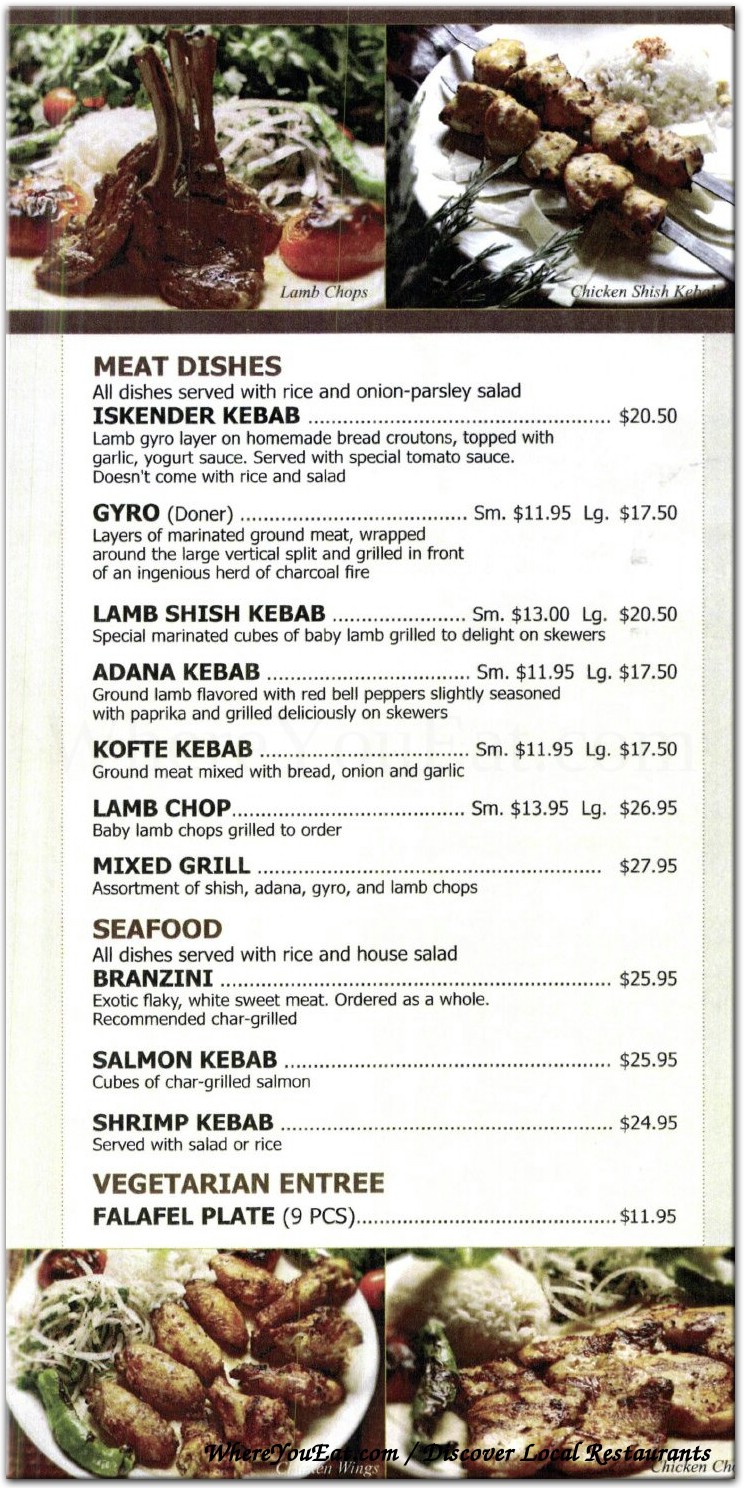 Istanbul Bay Restaurant in Brooklyn / Official Menus & Photos