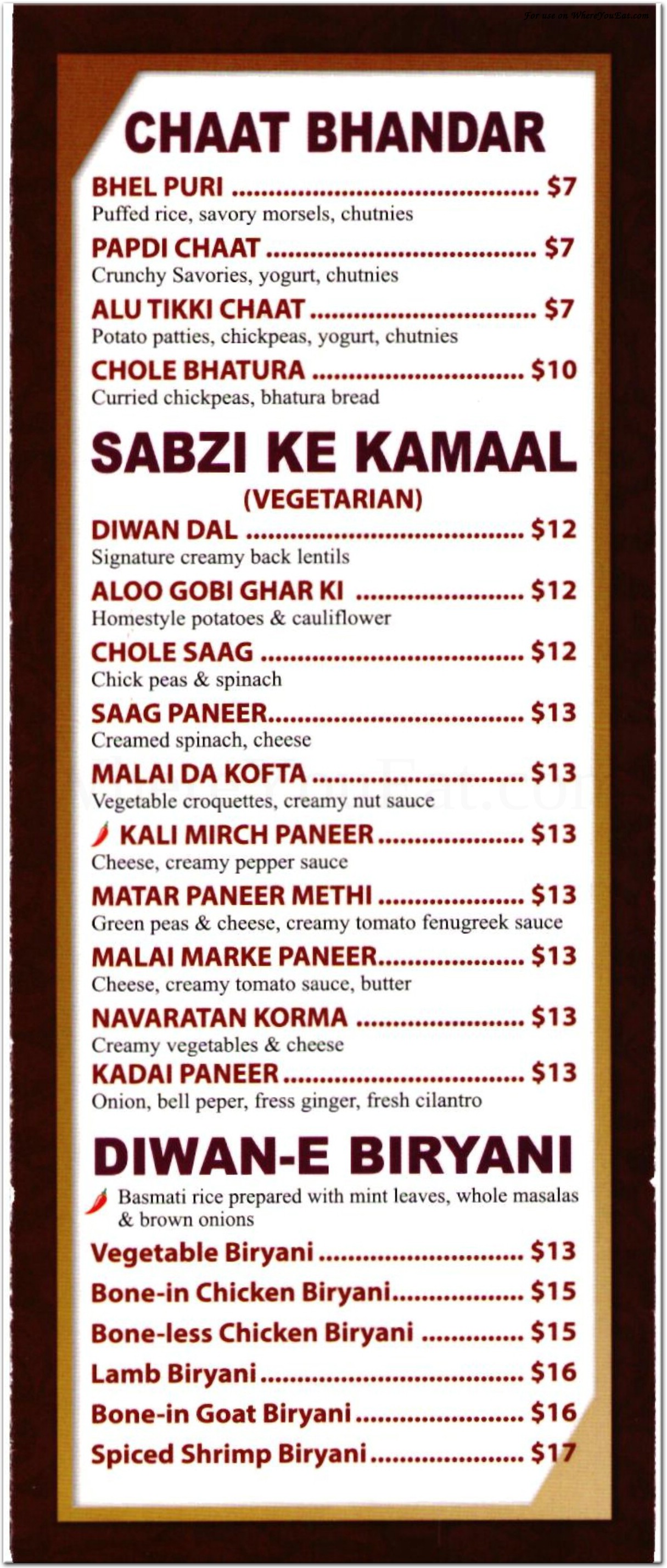 Diwan Grill Restaurant in Brooklyn / Official Menus & Photos