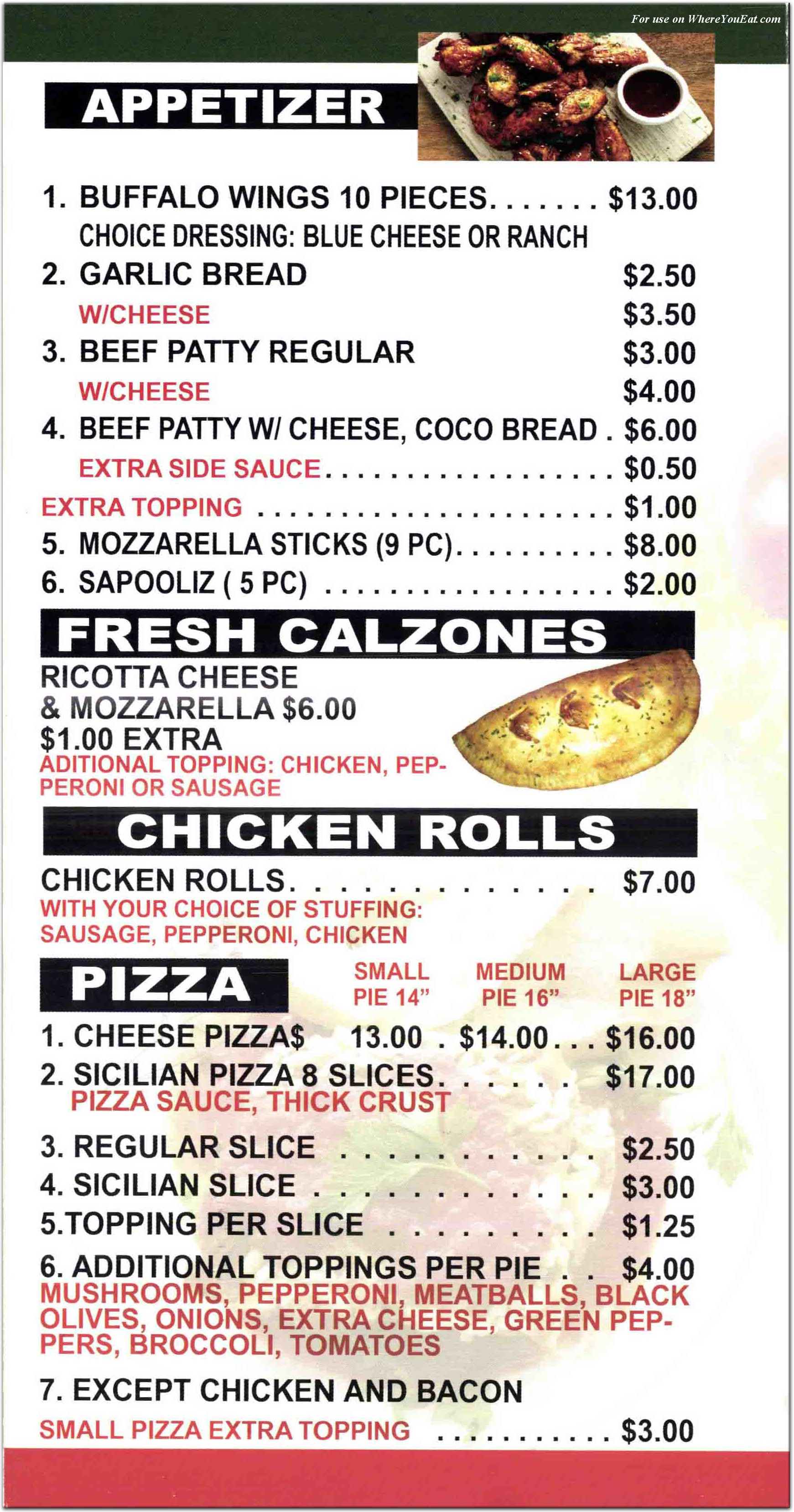 Salvatore's Pizza Menu Delivery【Menu & Prices】Guadalajara