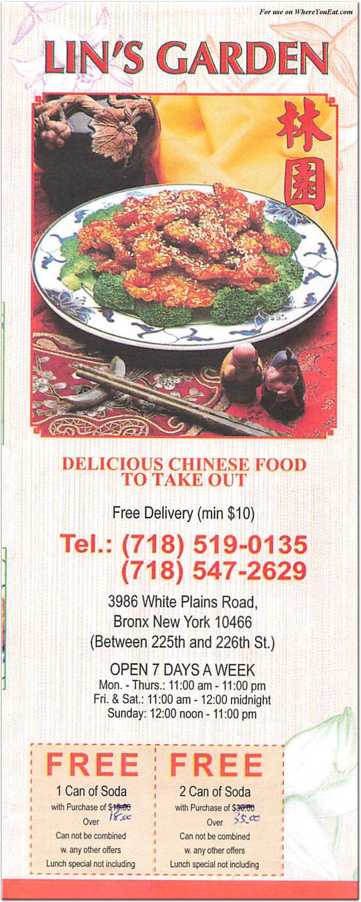 chinese food white plains rd