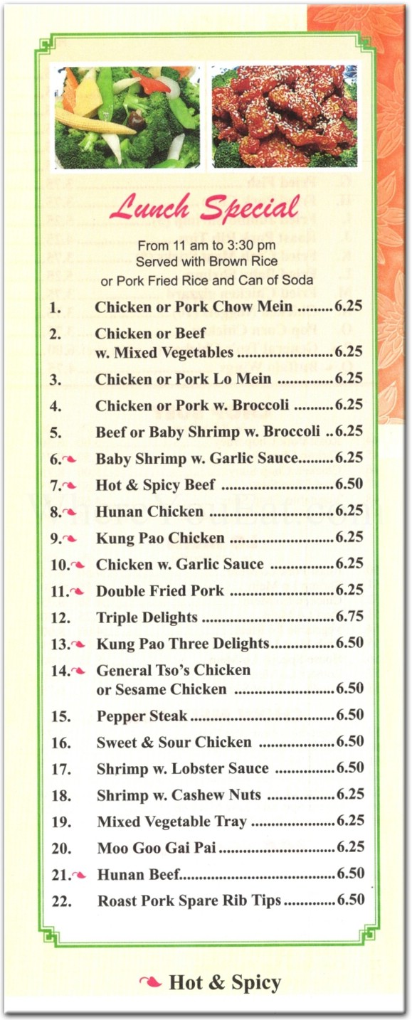 Dragon Star Restaurant in The Bronx / Official Menus & Photos