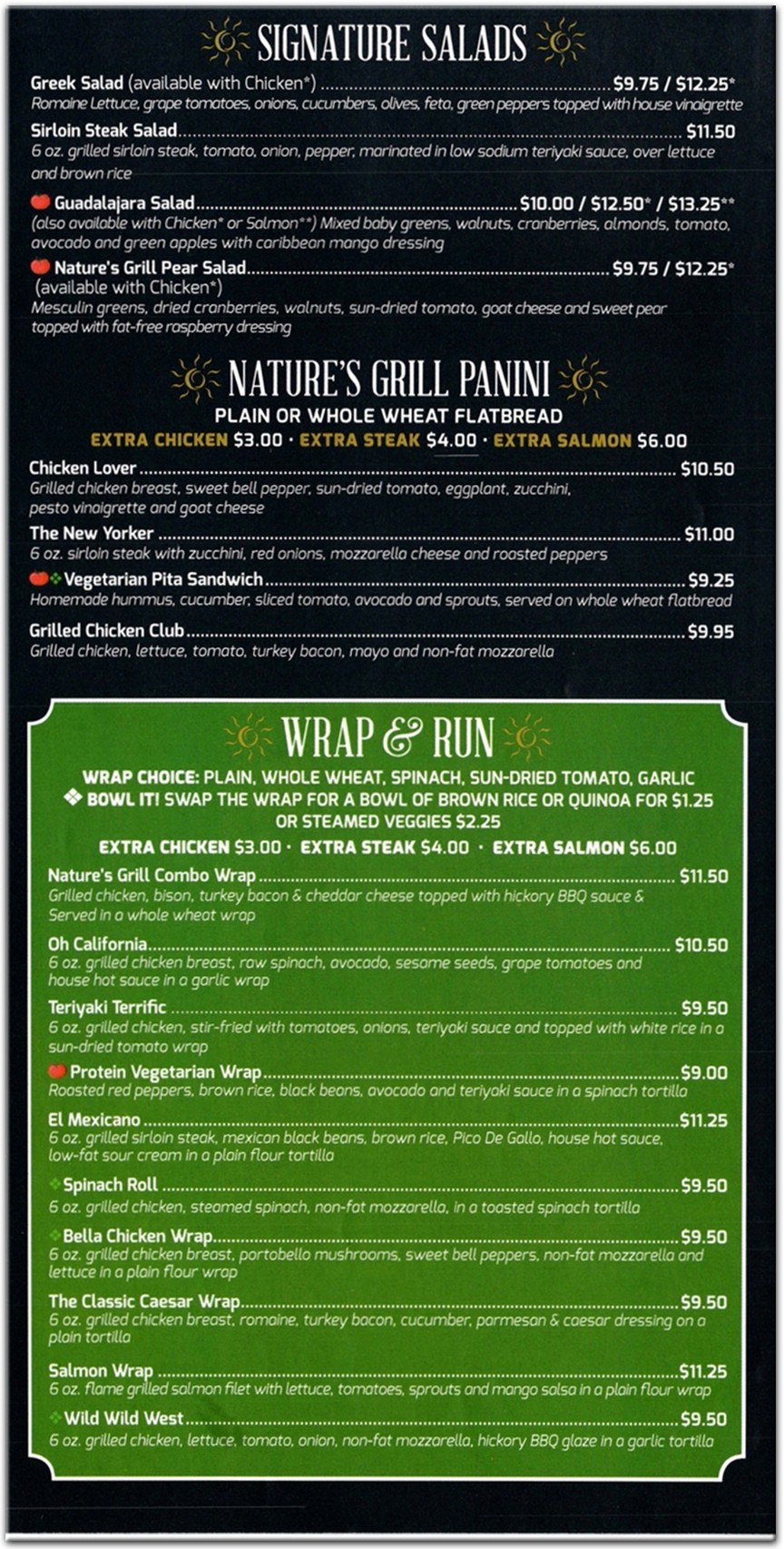 Nature S Grill Restaurant In Staten Island Official Menus Photos