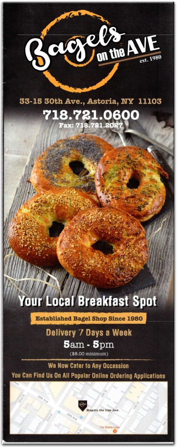 Bagels On The Ave Restaurant in Queens / Menus Photos